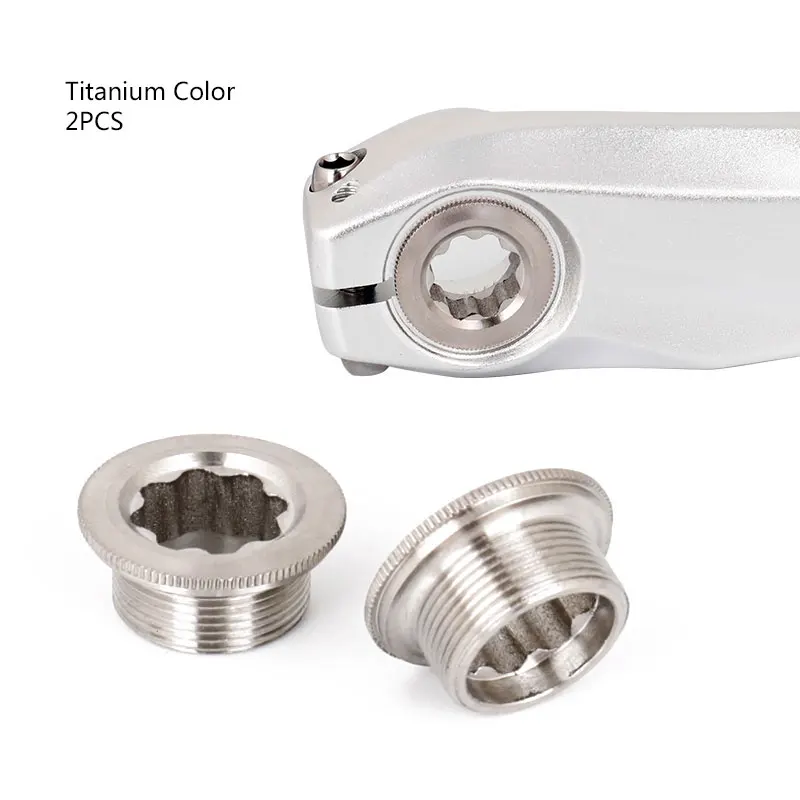 Titanium 2PCS Deemount 2 шт./лот Титан сплав M20* 8 мм Ti TC4 болты для каретка кривошипный рычаг велосипед с кривошипной системой крепежных винтов - Цвет: Titanium 2PCS