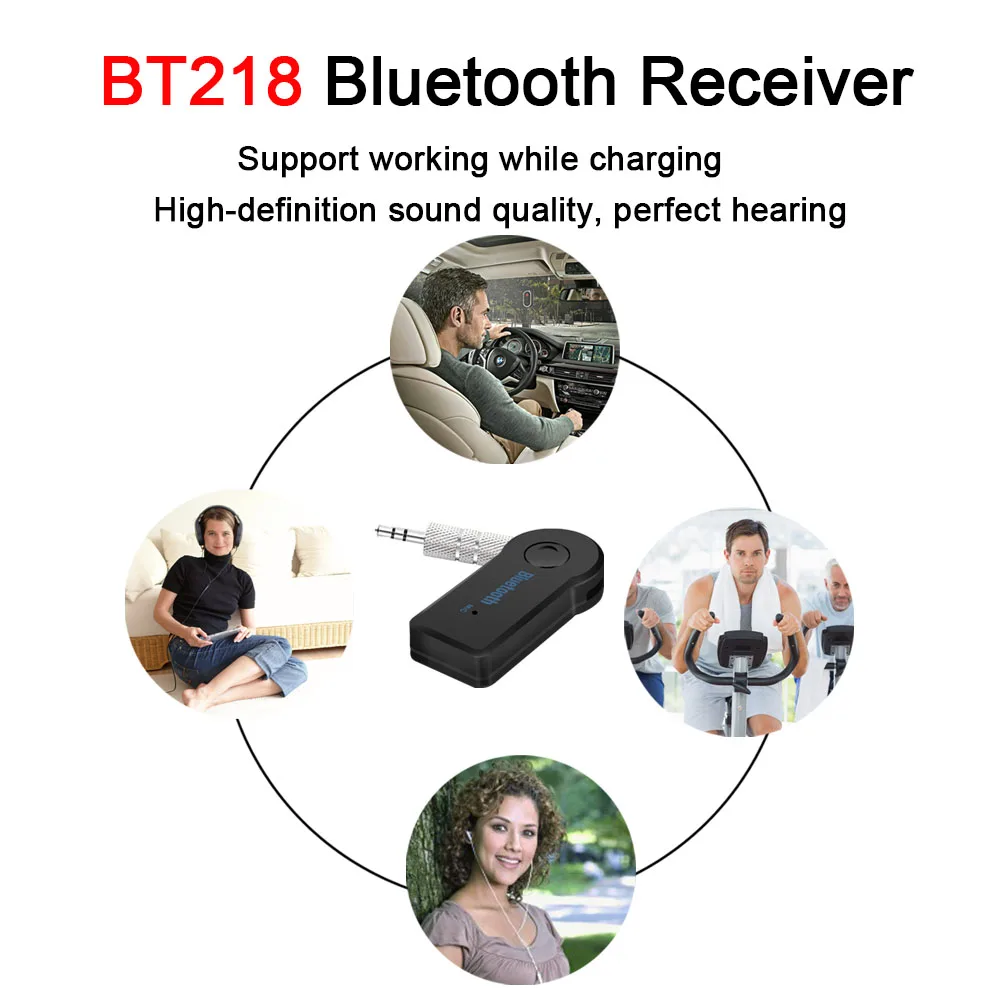 Bluetooth AUX мини аудио приемник автомобильный передатчик мм 3 5 разъем громкой связи