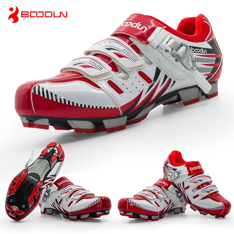 BOODUN Professional Cycling Shoes Men Breathable Mountain Bike Cycle Bicycle Triathlon Racing Sneakers Mtb 4 Colors | Спорт и