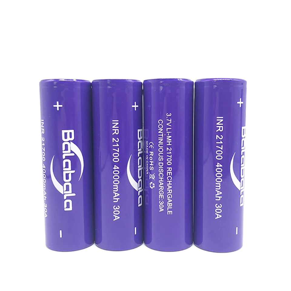 21700 4000mah литиевая аккумуляторная батарея 30A батарея 3,7 V аккумуляторы высокой мощности для электрических инструментов PK INR21700-30T