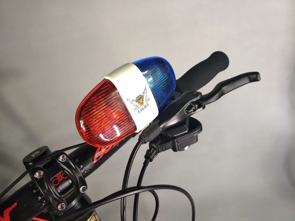 Велосипедный велосипедный Электрический колокольчик 6LED 4 тона сигнальные