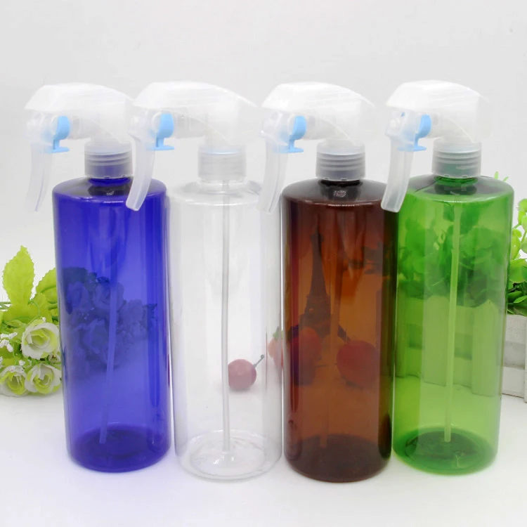 

2/10pcs 500ml Empty small mouse spray water bottle plastic trigger 500cc DIY PET Cosmetic Liquid Toner Sprayer Atomizer Bottling