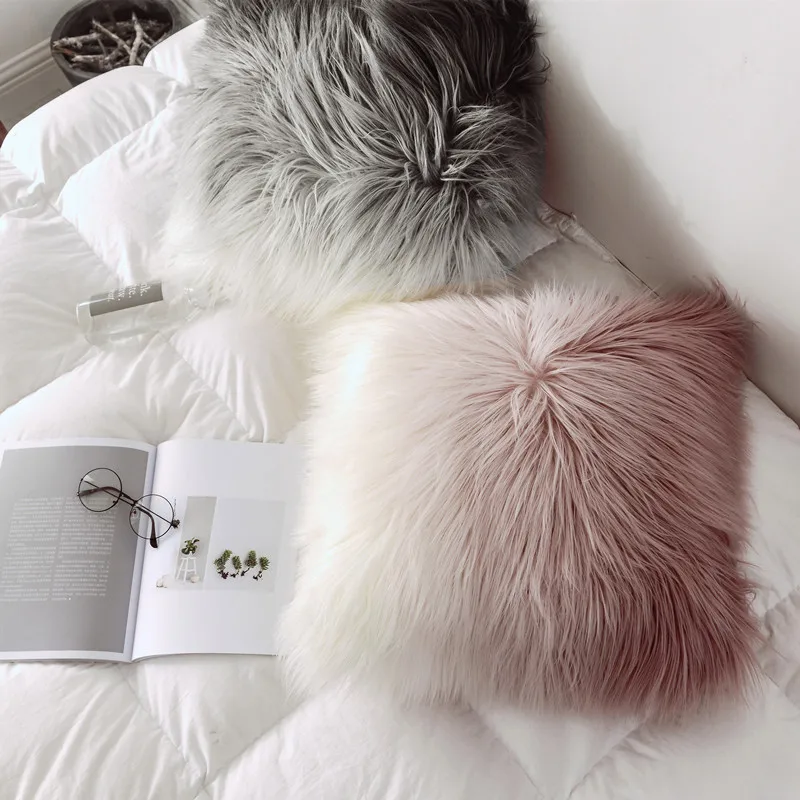 

NEW Gradient long plus pillow case cushion cover home car bed sofa living room soft home sofa car dec wholesale FG1119