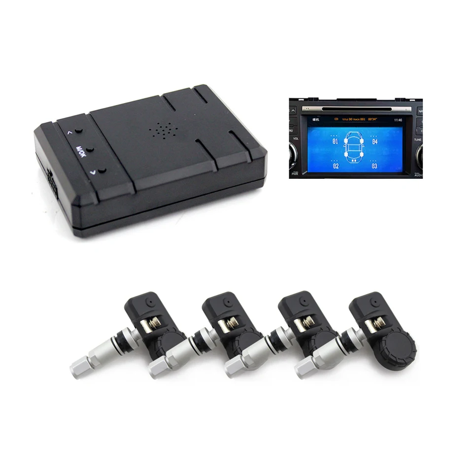 Автомобильный TPMS монитор давления в шинах для Android навигационная система