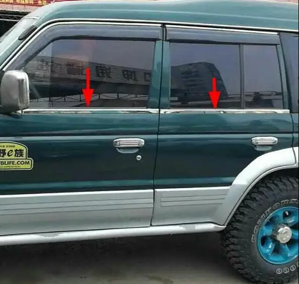 Оконная Декоративная полоса из нержавеющей стали для Mitsubishi V31 V32 V33