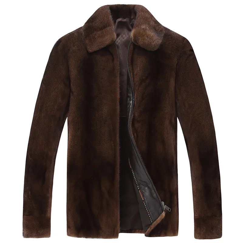Мужская Шуба с длинным рукавом шуба искусственным мехом 2019|Куртки из