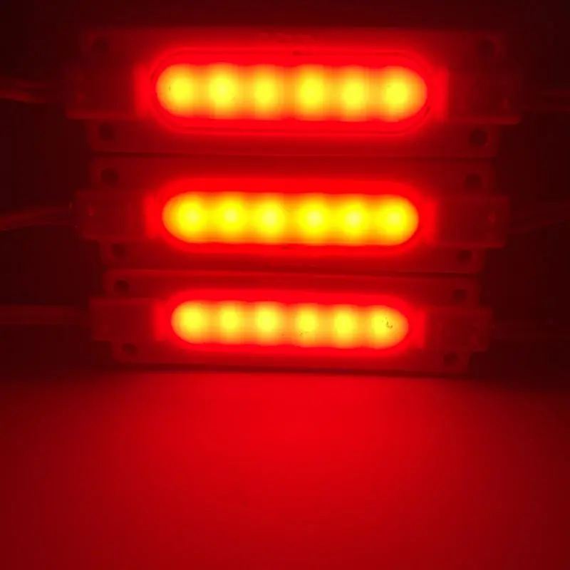 20 штук DC12V COB светодиодный модули 7020 рекламный модуль светящиеся символы, модули для фоновой подсветки IP65 Водонепроницаемый
