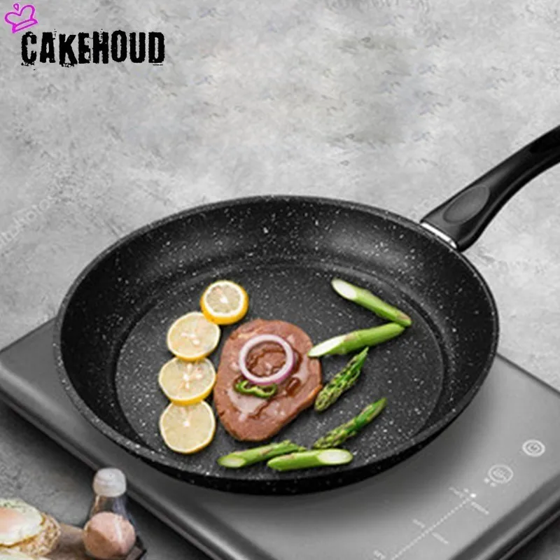 CAKEHOUD мини Maifan каменная антипригарная плоская сковорода многофункциональная утолщенная фритюрница для стейка индукционная плита газовая плита Универсальная