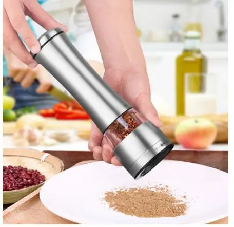 Мясорубка для перца из нержавеющей стали морская соль мясорубка бобов бутылка