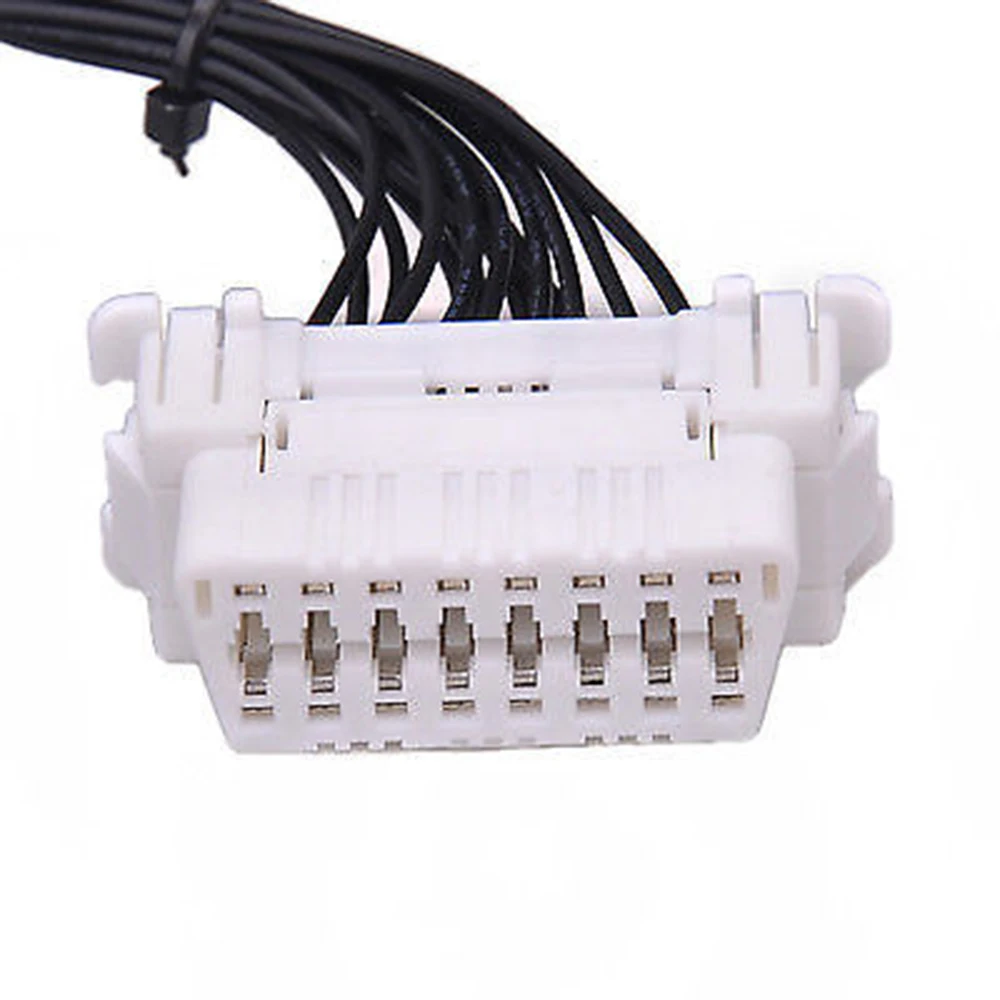 Kwokker 2016 OBD 2 1 J1962 Y кабель женский 16 Булавки Splitter Расширение авто разъем оптовая