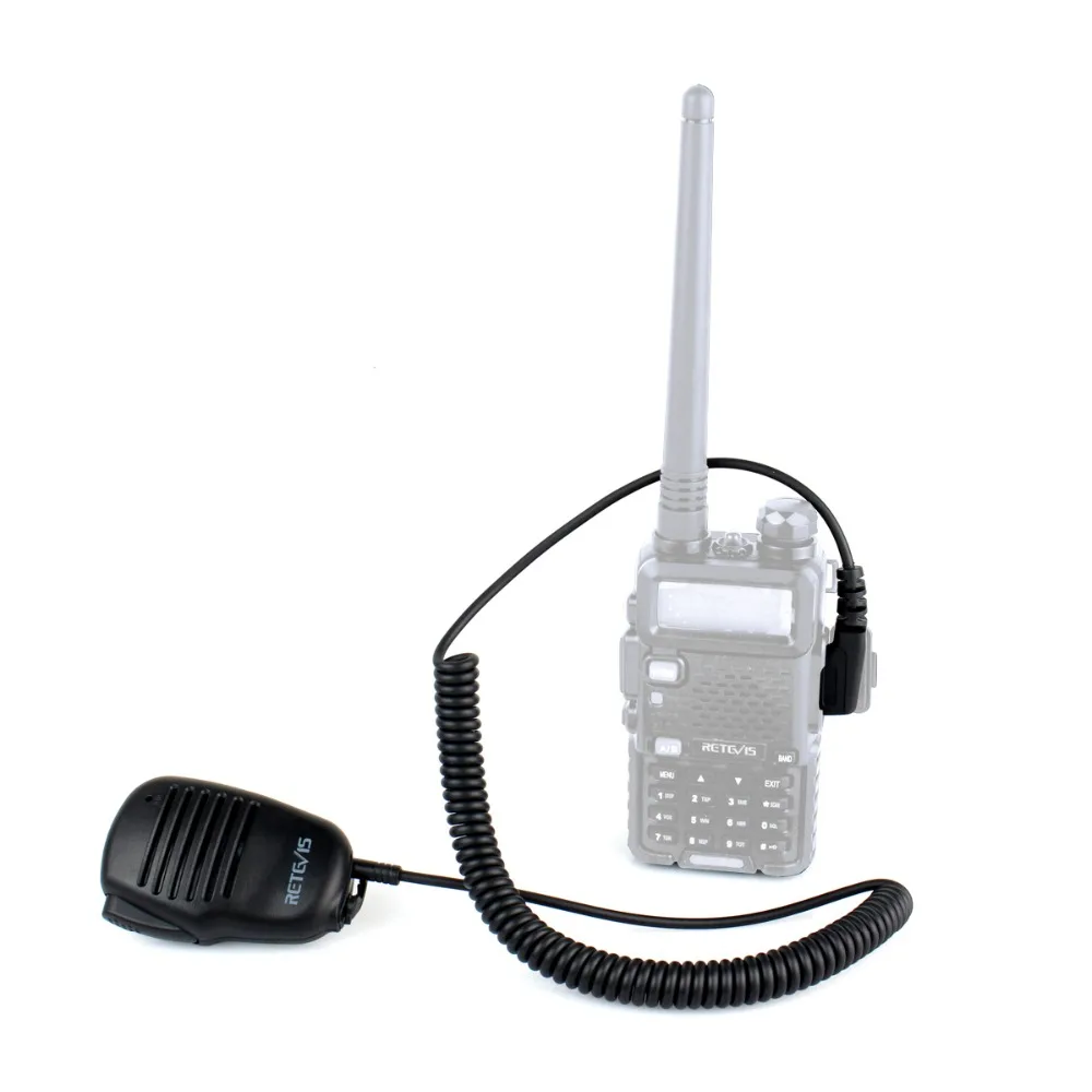 2 контактный PTT динамик с микрофоном для KENWOOD BAOFENG радиоприемник RETEVIS H777 RT5R RT3 RT5 RT80