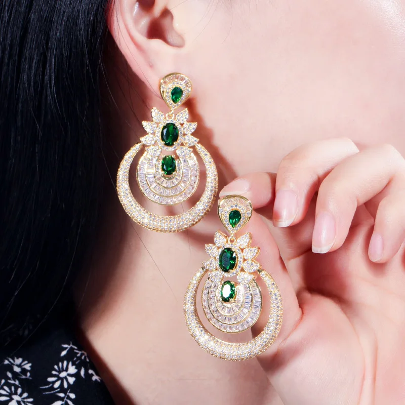 Женские серьги-капельки ThreeGraces в Африканском и нигерийском стиле роскошные