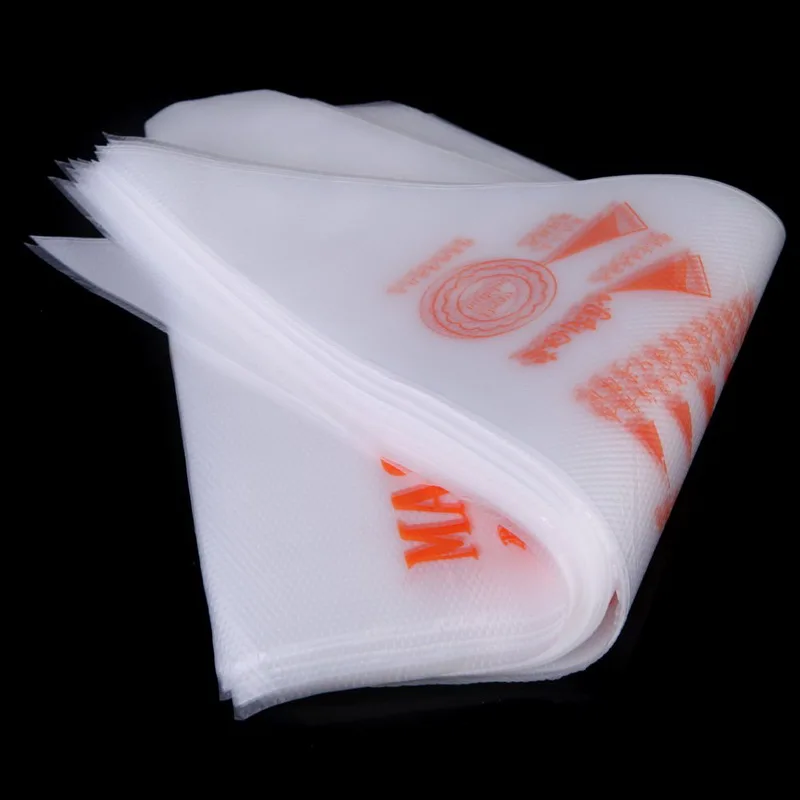 100 шт. Одноразовые Обледенение тортов труб мешки Цветочная модель пицца крем для