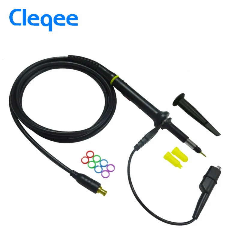 Cleqee 1 шт. зонд для мини-осциллографа DSO201 DS201 DSO203 DS203 DSO202 DSO QUAD VC101 10X60 МГц MCX осциллограф зонд черный