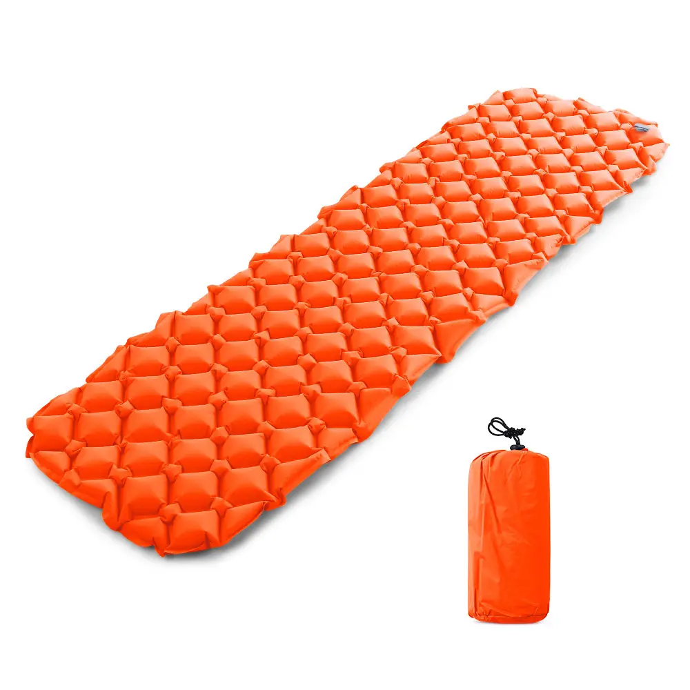 Orange NO pillow TOMSHOO Ультралегкая наружная надувная подушка, коврик для сна, коврик для кемпинга, матрас для кемпинга, походов, альпинизма, путешествий - Цвет: Orange NO pillow