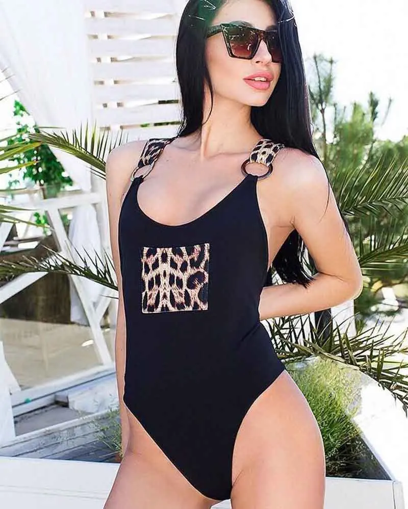 Сексуальный леопардовый купальник новинка 2019 бразильский женский монокини с