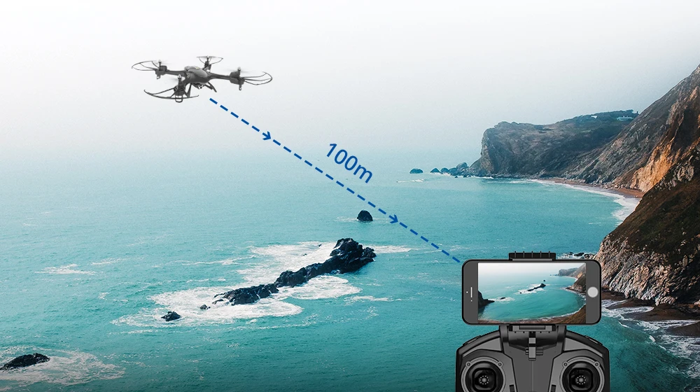 Holy Stone HS200 Радиоуправляемый Дрон с 720P HD камерой FPV Wi-Fi Радиоуправляемый вертолет Профессиональный высота удержания Дрон Радиоуправляемый квадрокоптер Квадрокоптер