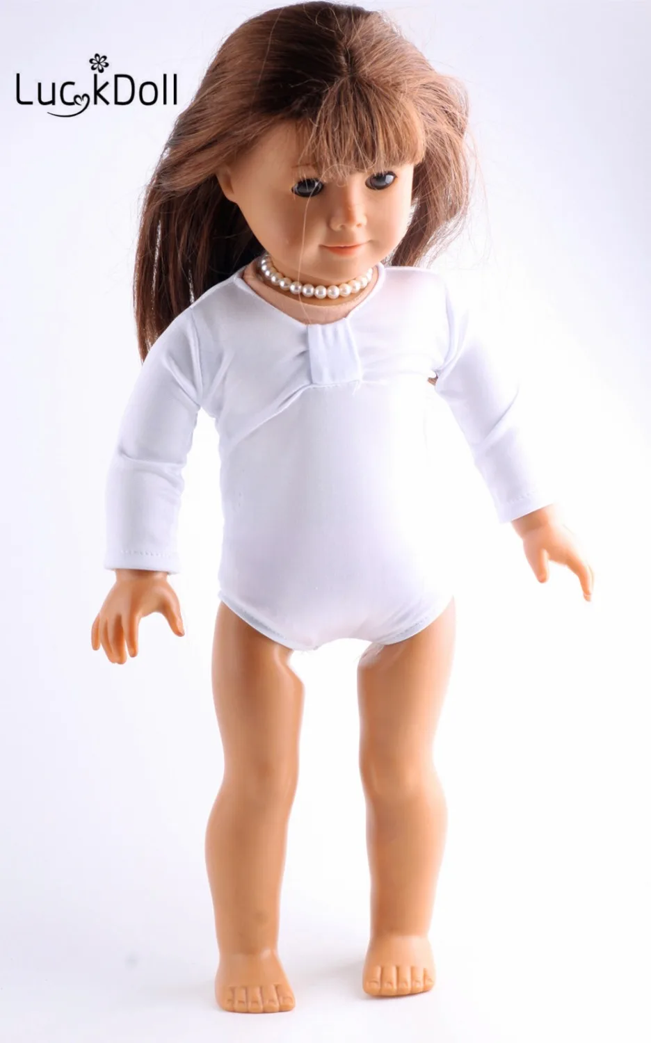 LUCKDOLL милая кукла в купальнике подходит для 18 дюймов Американский 43 см детская
