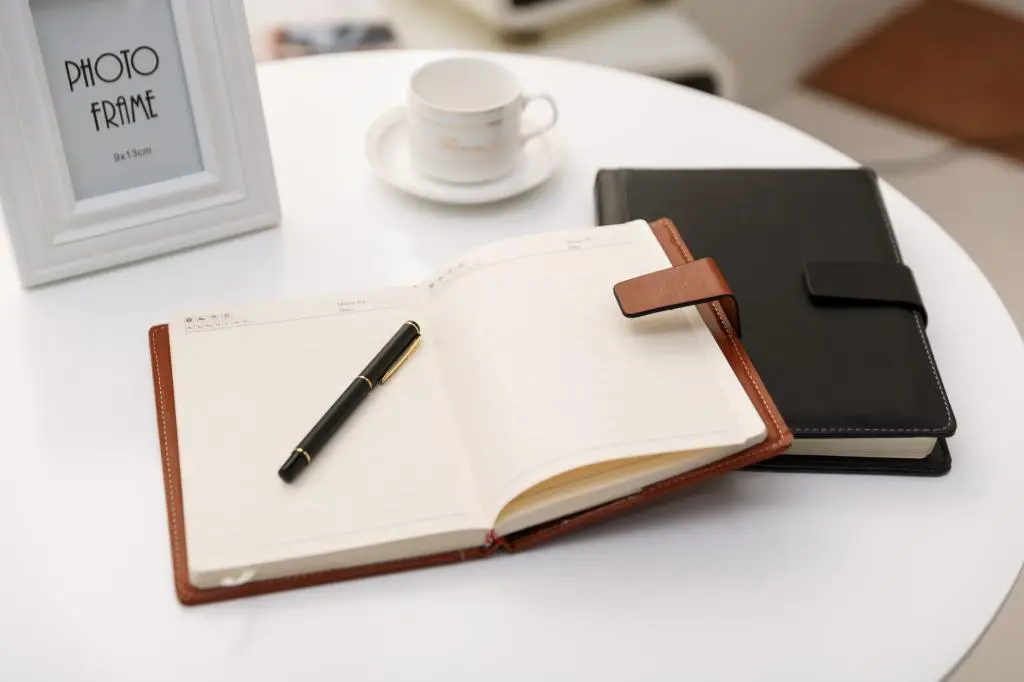 Классический деловой блокнот из искусственной кожи A5 Folios Padfolio, офисный бизнес-блокнот для путешествий