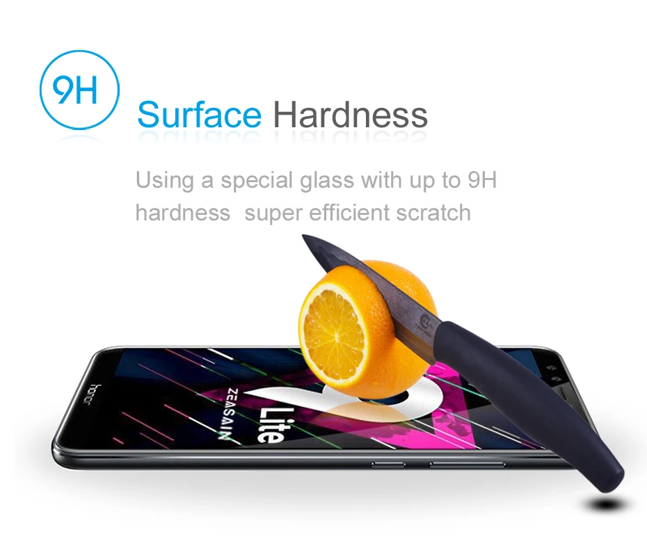 ZEASAIN 9H полное покрытие закаленное стекло для huawei Honor 9 Lite Honor9 Lite защита экрана 2.5D Закаленное стекло пленка