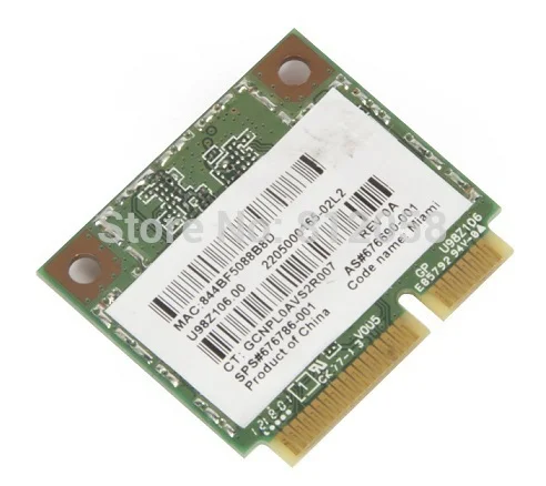 Новинка для Atheros AR5B22 AR9462 802.11a/b/g/n half Mini PCI-E 2 4G/5G Wifi Bluetooth 4 0 Беспроводная карта HP SPS