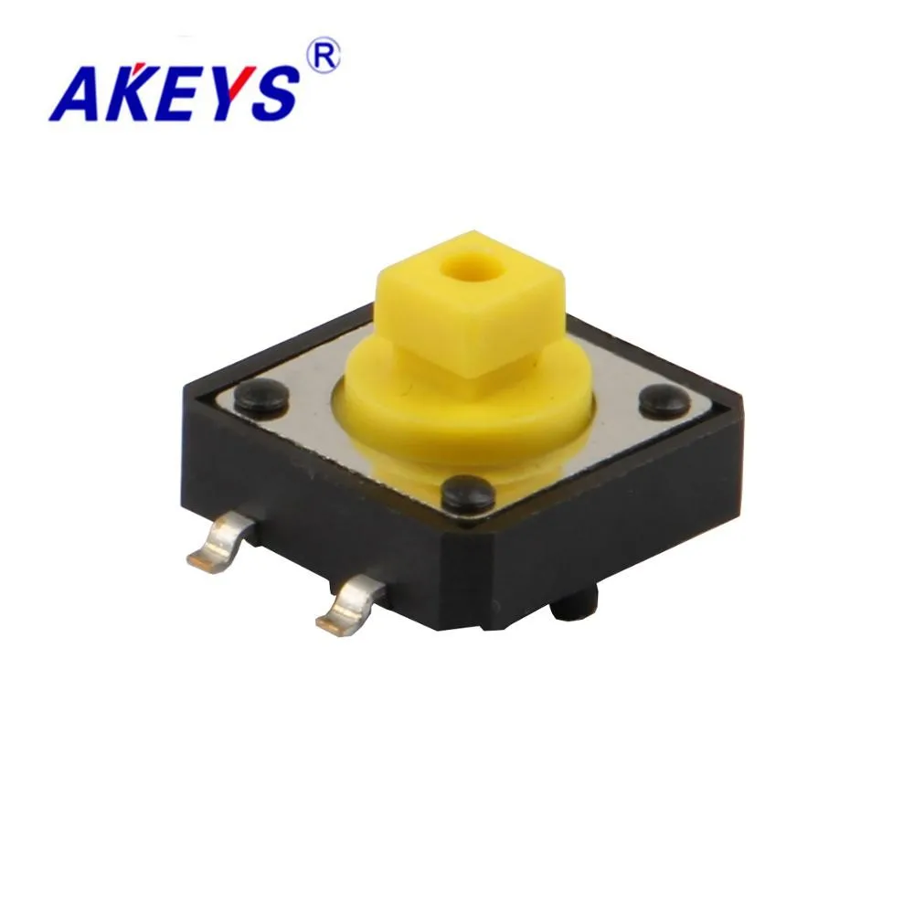 30 шт TS G006 12*12*7 3 моментальный тактовый переключатель 4 pin SMD/SMT типа вертикальный с