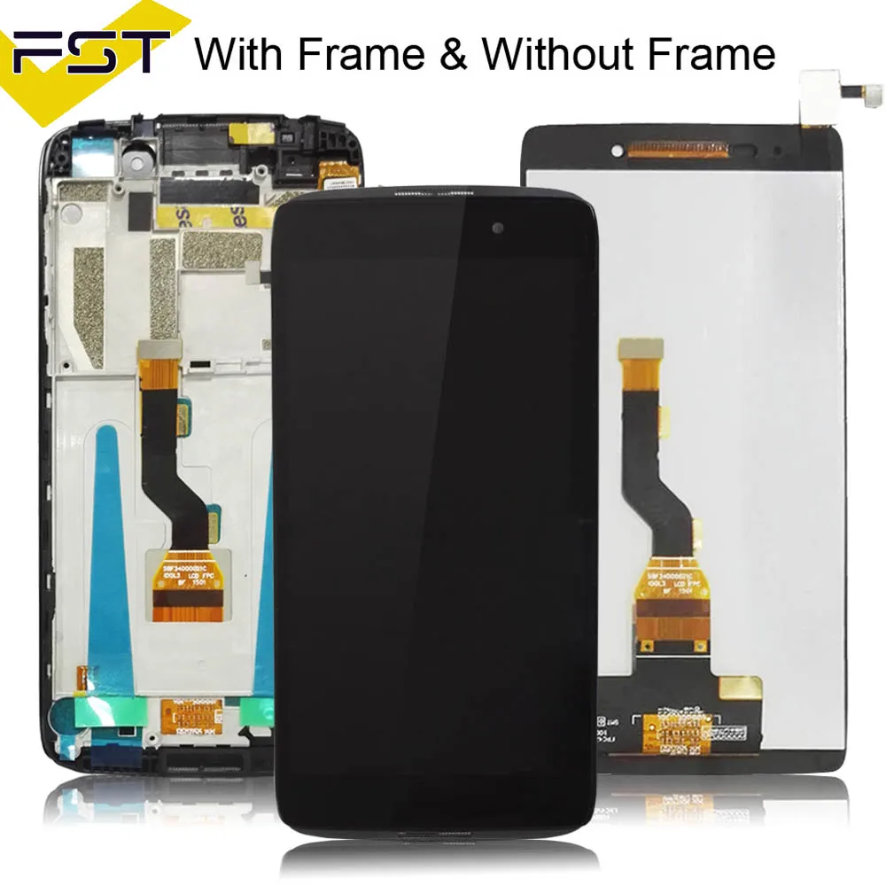 4 7 дюйма для Alcatel One Touch Idol 3 OT6039 6039 6039A 6039K 6039Y ЖК дисплей с рамкой|Экраны мобильных