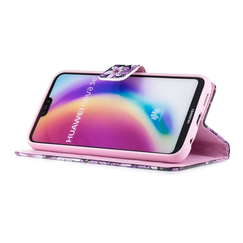 Кожаный чехол-книжка с отделением для карт и подставкой чехол-Бампер Huawei Y9 2019 Y5 Y6