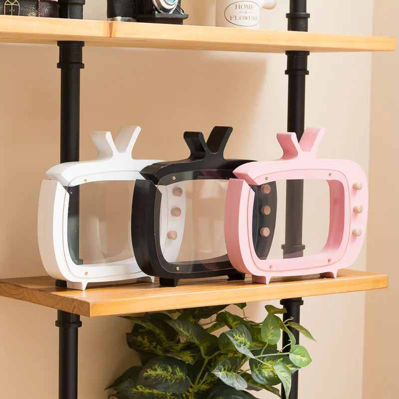 Креативные Деревянные Художественные Канцтовары копилка детская деревянная