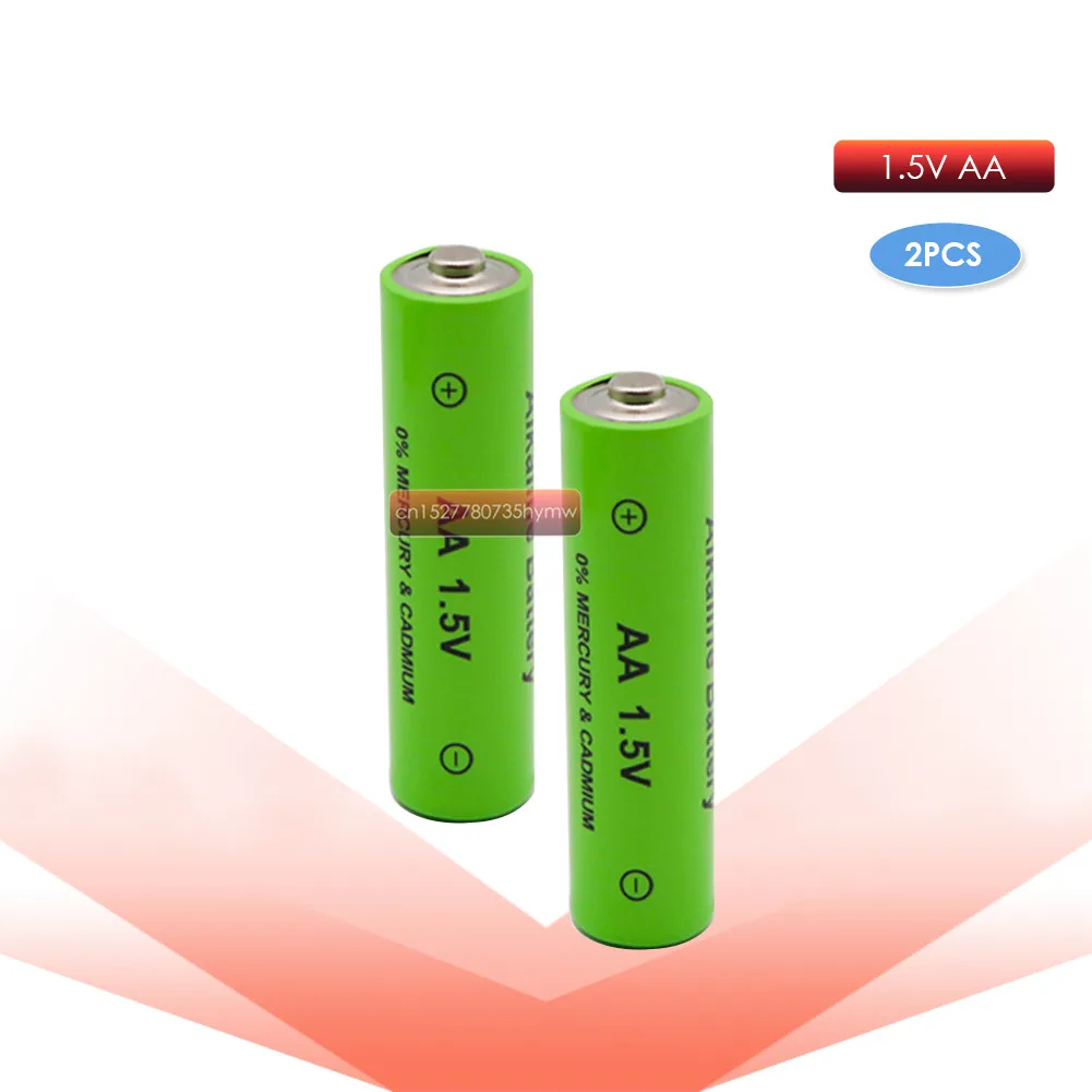 1-4 шт бренд AA перезаряжаемая батарея 3000mah 1,5 V Новая Щелочная перезаряжаемая батарея для led светильник игрушка mp3 - Цвет: 2PCS