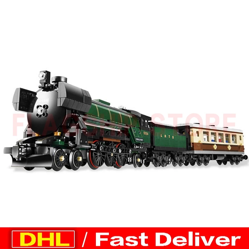 LP 21005 1085 шт. серия Technic изумрудная ночь модель поезда Строительный набор блоки