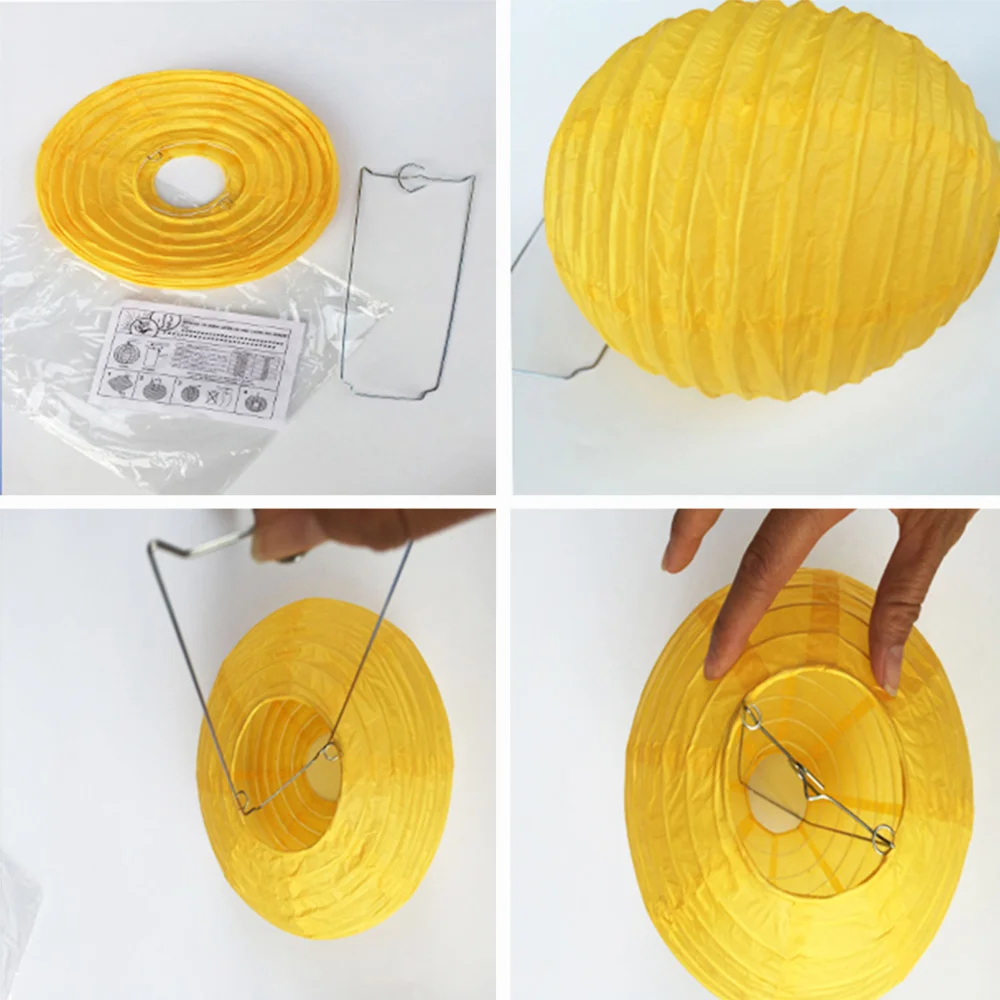 1 шт. 6-12 дюймов Круглый Китайский небесный фонарь s DIY бумажный фонарик Ручной работы День рождения свадьбы украшения Lampion Бумажный светильник
