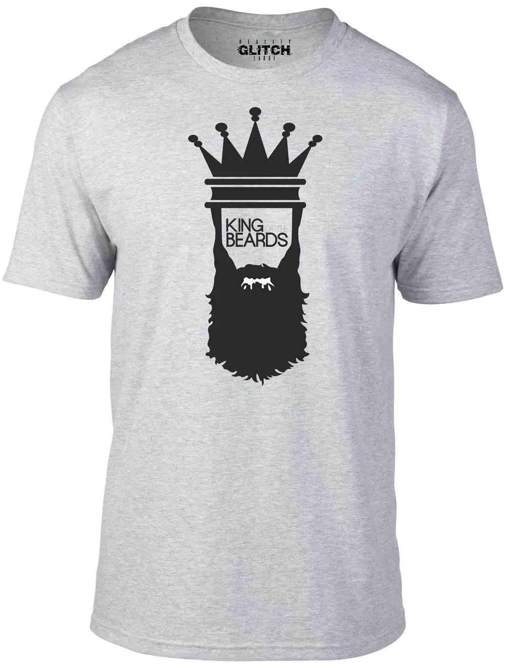 Футболка King of Beards-забавная футболка в стиле ретро дизайнерская модная для лица