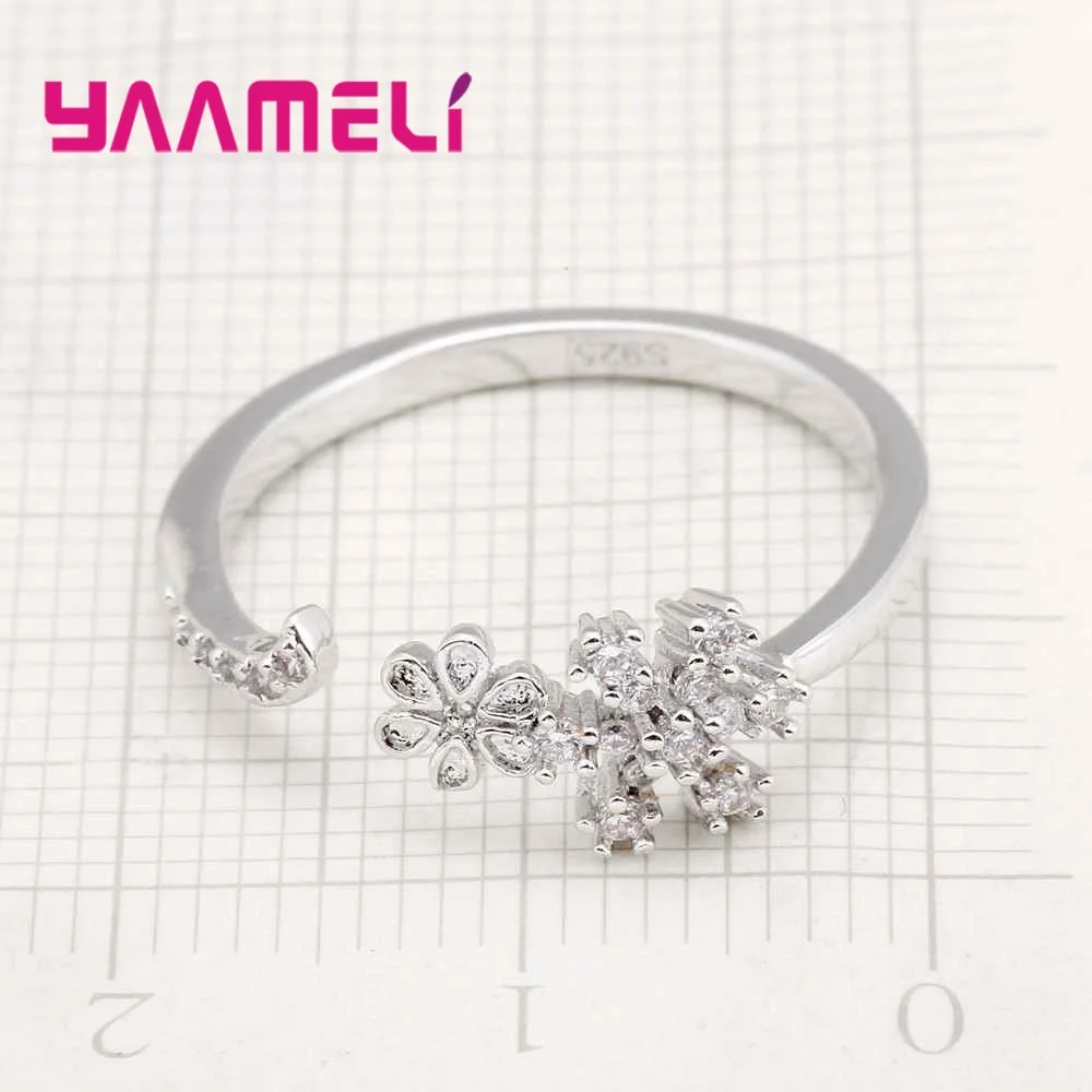 Женское серебряное кольцо в форме снежинки | Украшения и аксессуары
