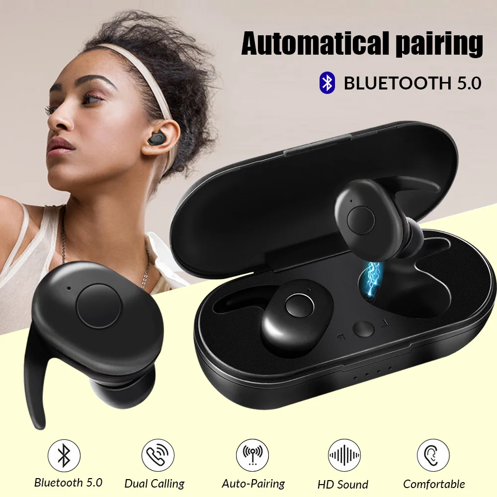 Bluetooth 5 0 наушники TWS беспроводные игровые свободные руки спортивные гарнитура для