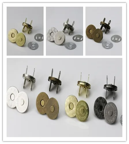 100 тонких сильных металлических магнитных кнопок