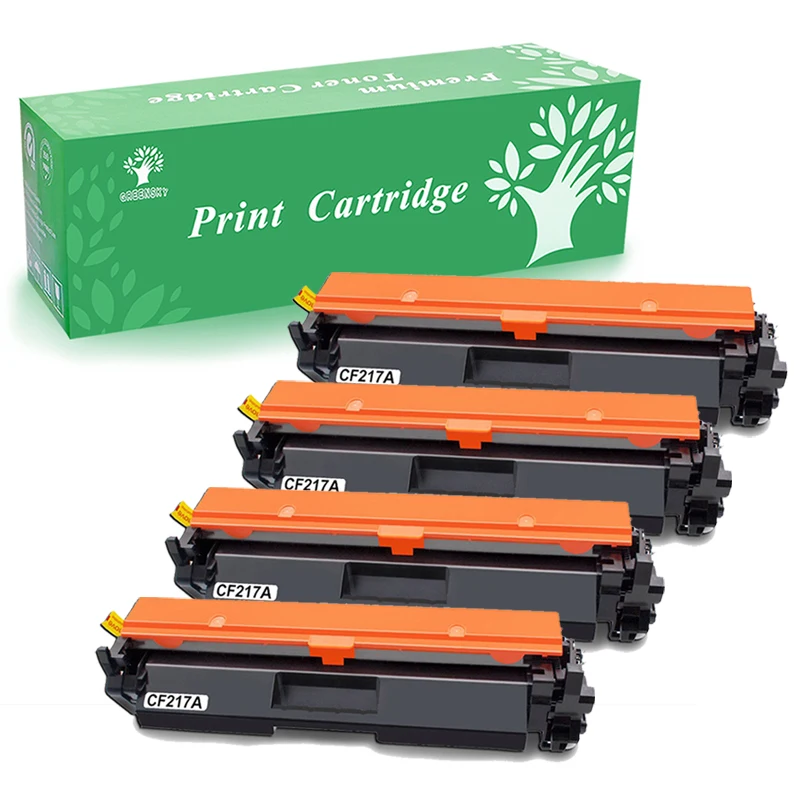 GREENSKY 4PK замены для hp CF217A 17A тонер картридж подходит LaserJet Pro M102 w M102a MFP M130 fw M130fw M130fn