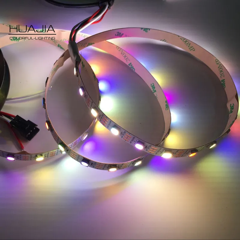 1 м 5 SK6812 (аналогичный WS2812B) RGBW 60Led полоса RGB (Природа/теплый/белый) 5050 SMD