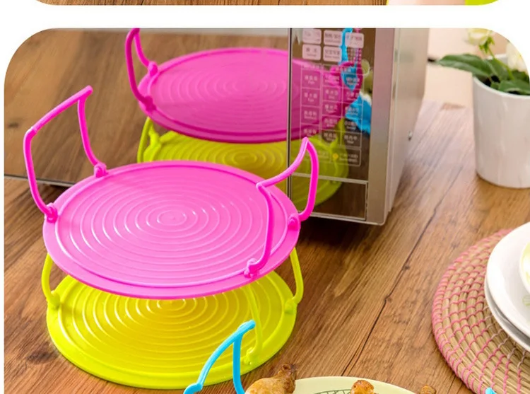 1 шт. подставка для подогрева пищи теплоизоляционная многослойная микроволновая