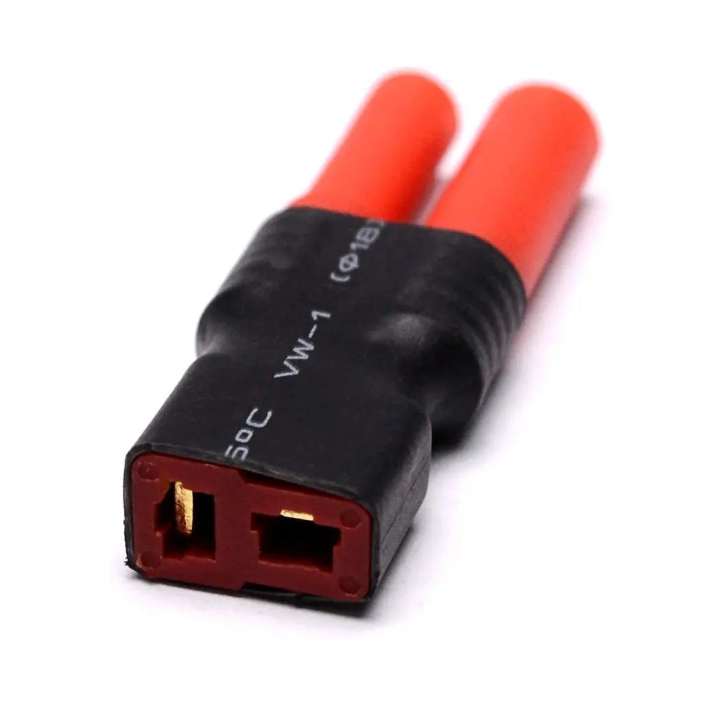 Фото Разъем EBOYU(TM) 3 шт. HXT 4 мм для разъема Deans Female T-plug без провода адаптер патрона RC Lipo Разъем EBOYU(TM) 3 шт. HXT 4 мм для разъема Deans Female T-plug без провода адаптер патрона RC Lipo