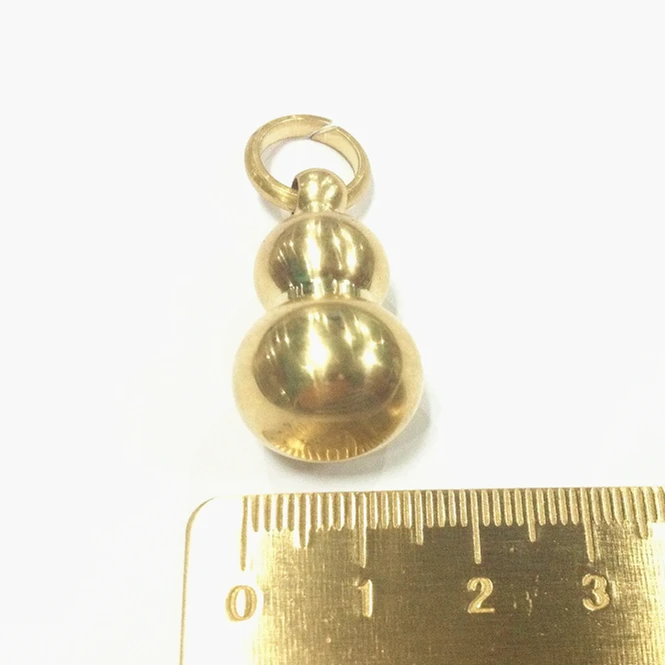 Твердая латунная Тыква для ключей EDC брелок ручная подвеска без Руса tPure из чистой