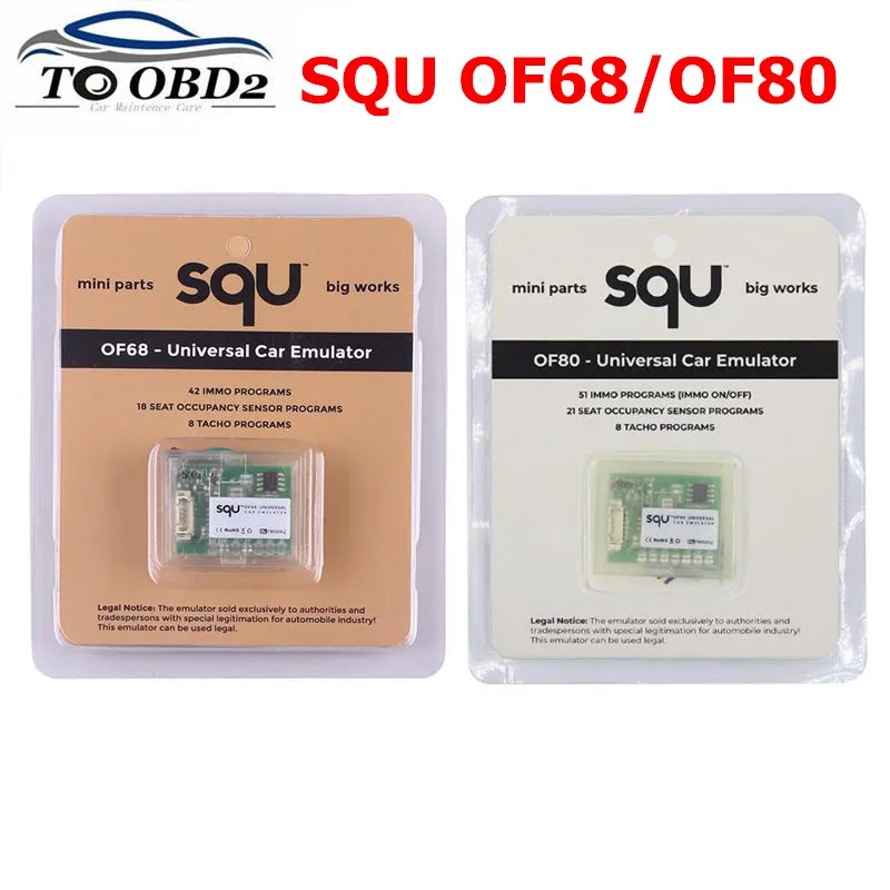 SQU OF80/OF68 Immo программы Универсальный эмулятор автомобиля для Tacho программ