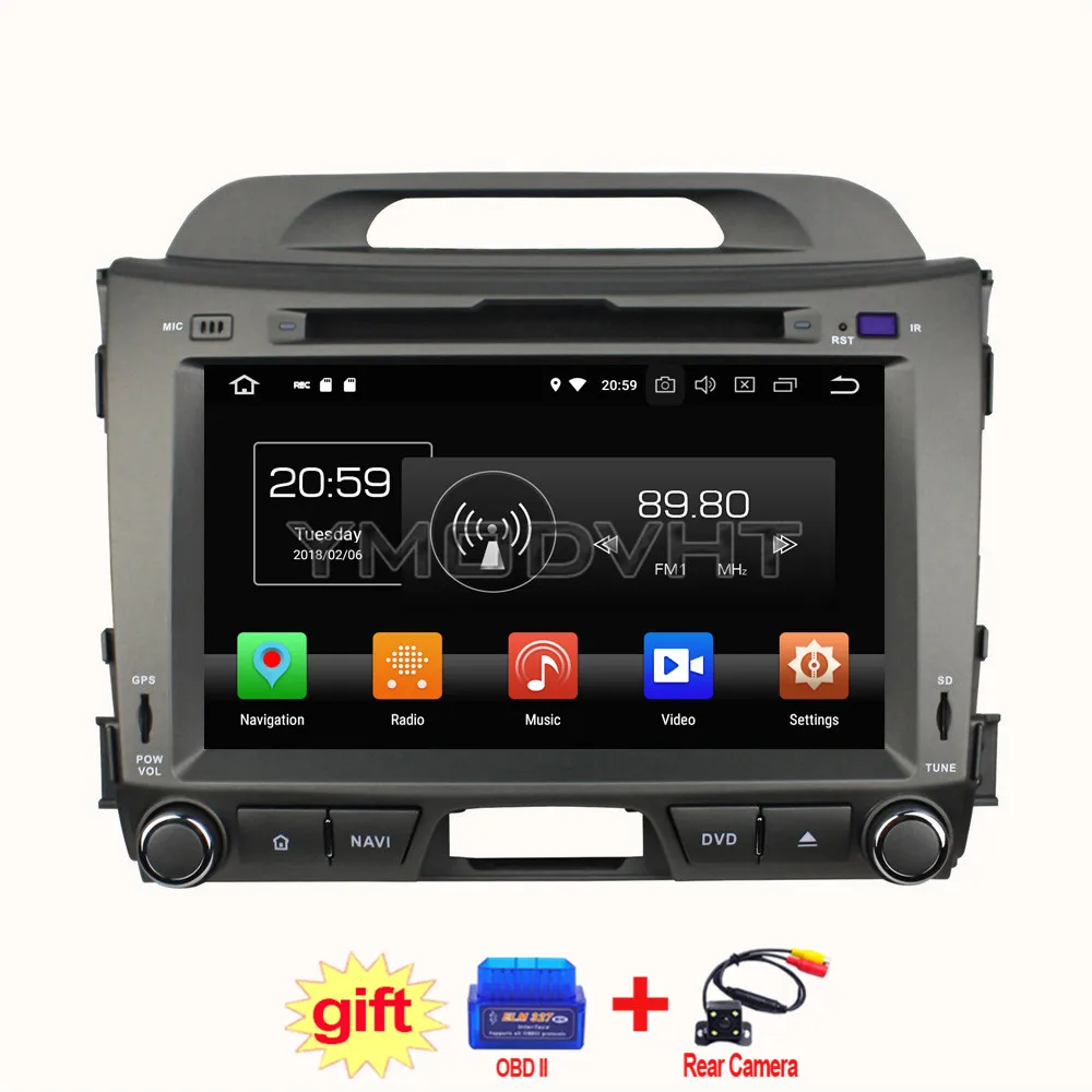 YMODVHT 8 дюймов Android 0 Восьмиядерный PX5 4 Гб ОЗУ 32 ПЗУ автомобильный DVD плеер Радио