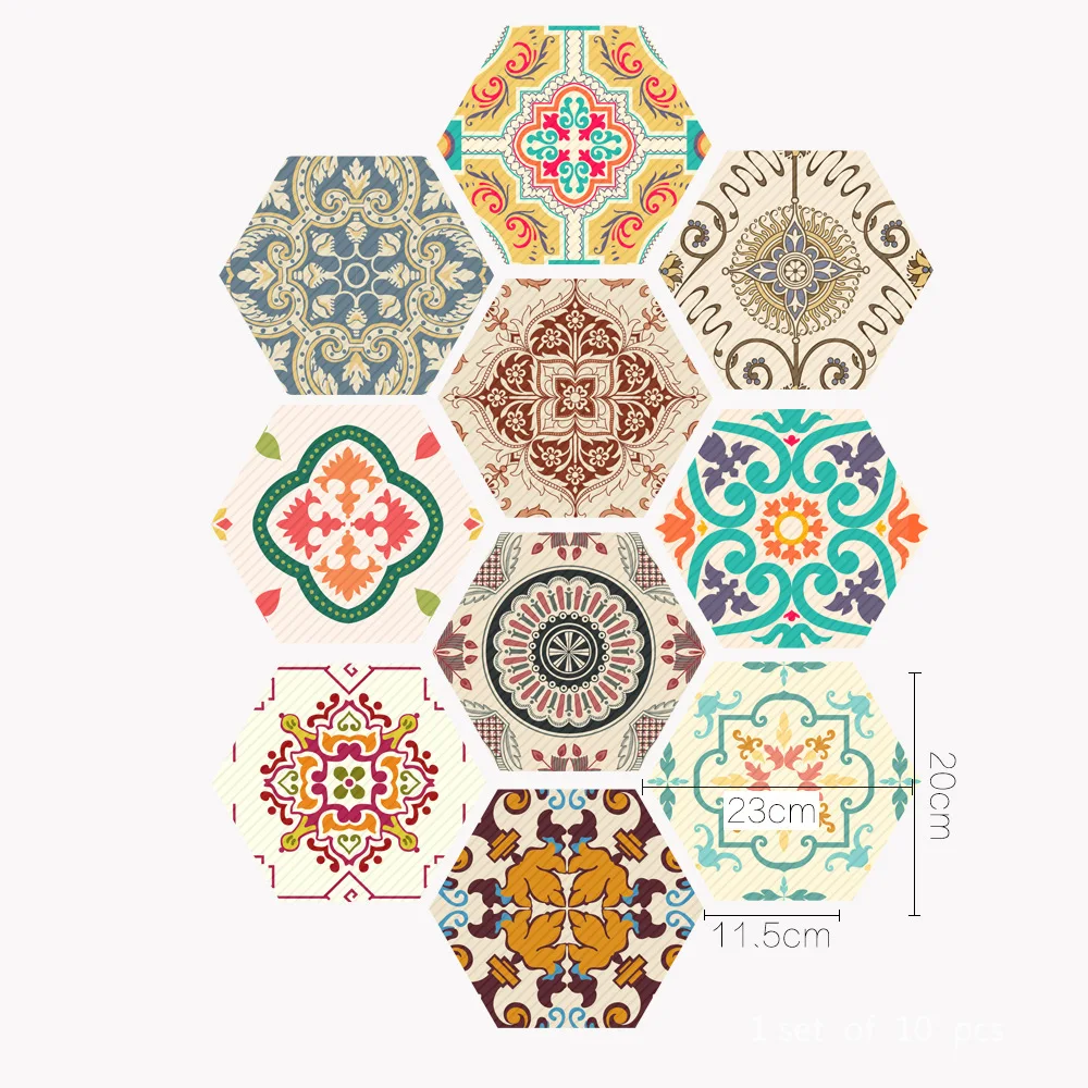 Наклейки на пол в стиле барокко 3 шт. 30 шт.|waterproof wall sticker|wall stickerfloor sticker |