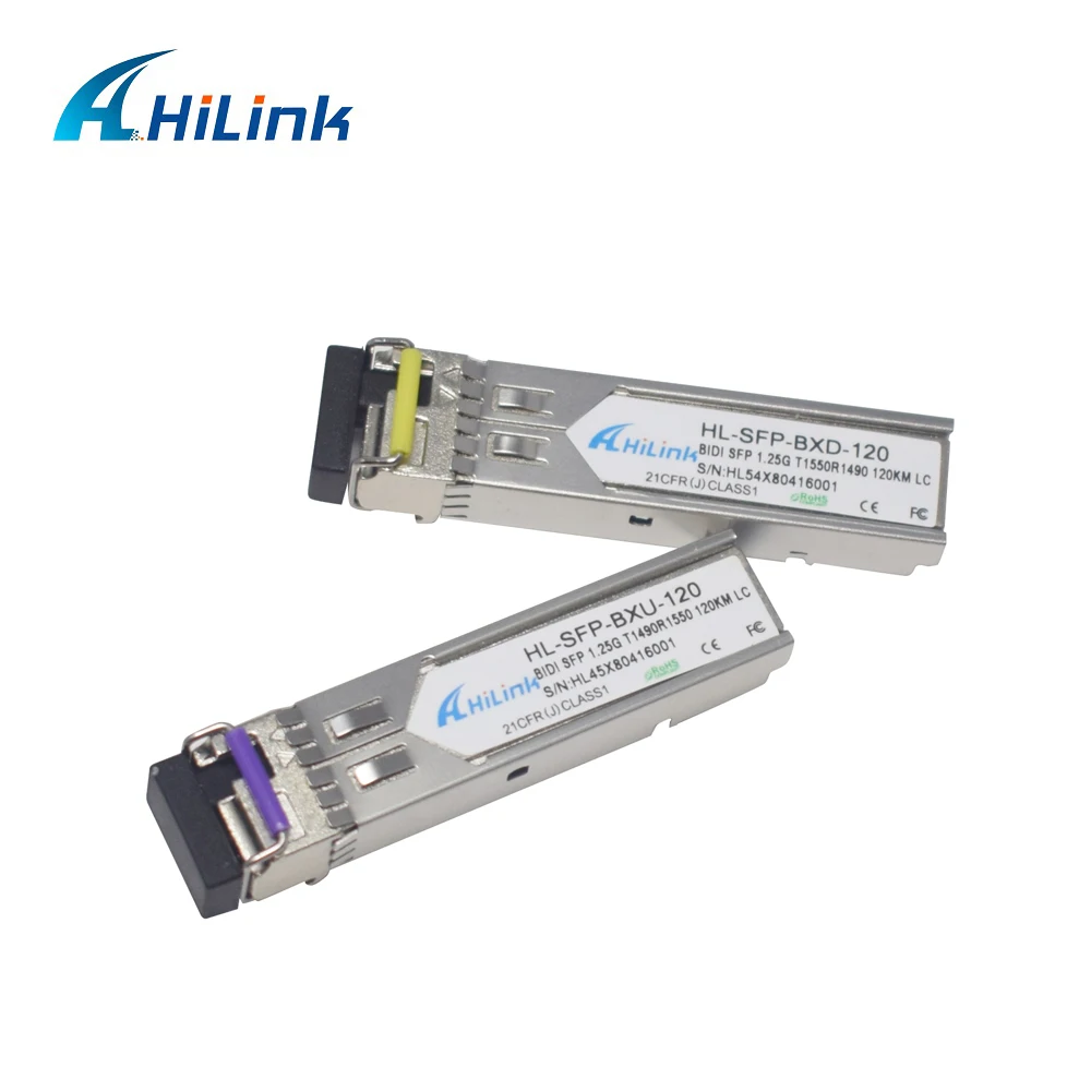 Модуль SFP 1 25G Bidi WDM 1000 базовый оптический трансивер LC коннектор 120 Нм/Нм км
