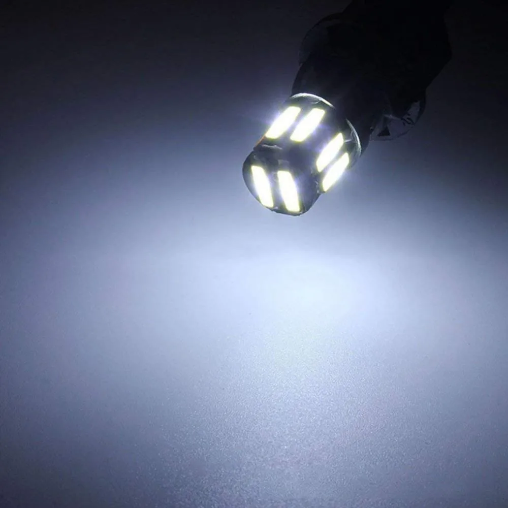 4 шт. W5W 10-7020 SMD автомобильный T10 светодиодный 194 168 Клин Замена заднего прибора панель лампы Белый Синий лампы для габаритных огней#2
