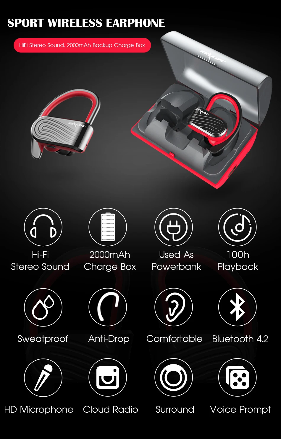 Размер Беспроводной наушники с зарядный чехол наушники-вкладыши TWS Bluetooth наушник наушники с микрофоном для телефона Фанатик H10 Bluetooth гарнитура наушники