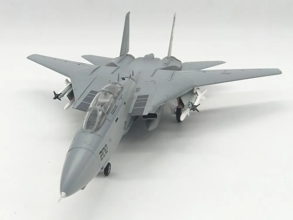 Труба 1: 72 США F-14D VF-31 бомба кошка эскадрилья мужской F14 модель истребителя