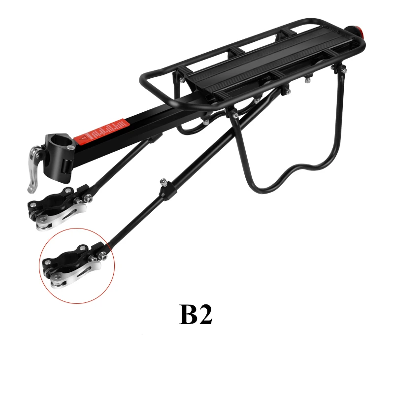 

Bike Commuter Carrier Rack Seatpost Quick Release Holder Rear Mount Bicycle Cargo Luggage for 20-29 inch Bike w/Install Tools