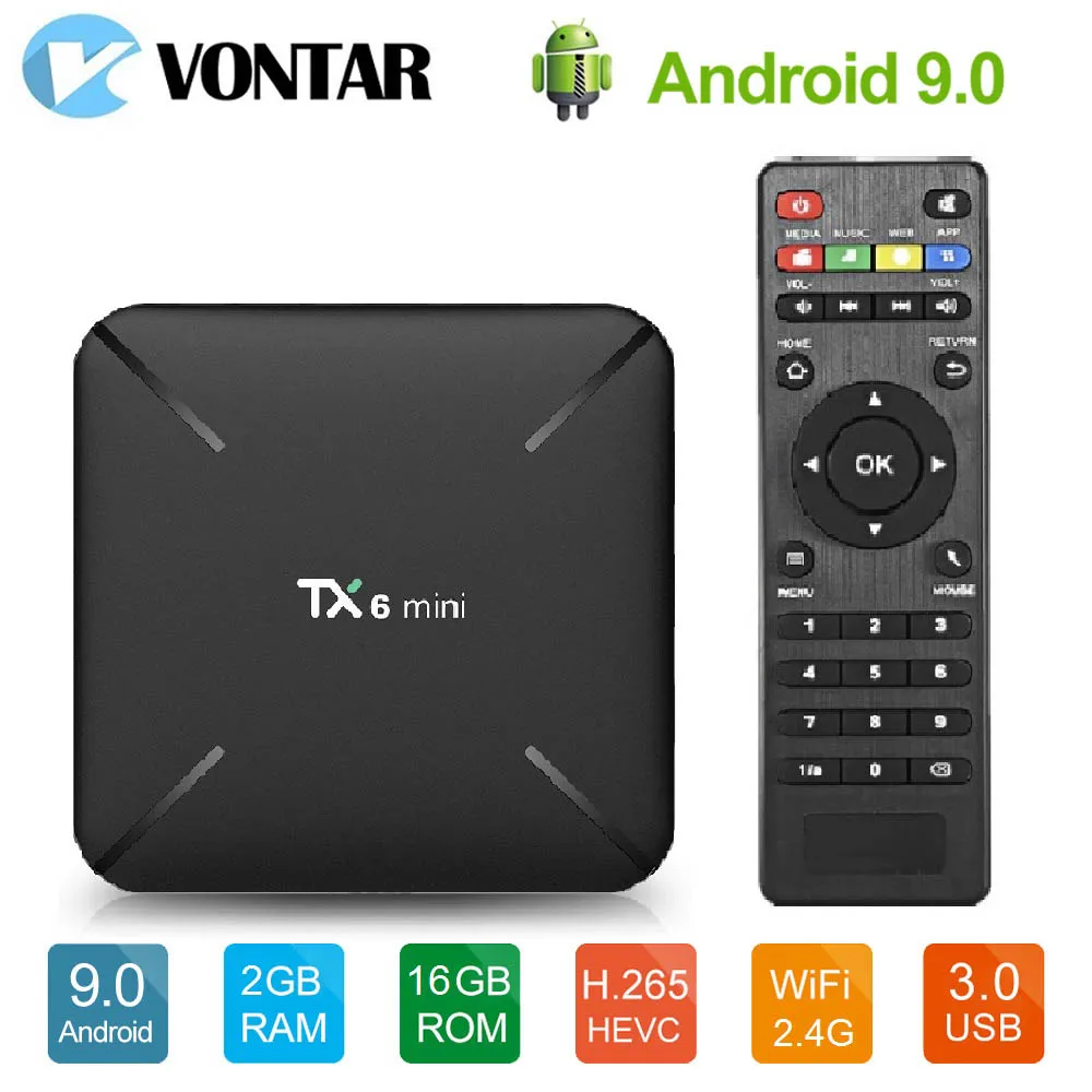 TX6 Мини Android 9 0 Смарт ТВ коробка 2 Гб 16 Allwinner H6 четырехъядерный 4G Wifi USB3.0 HDR 4K Google Player
